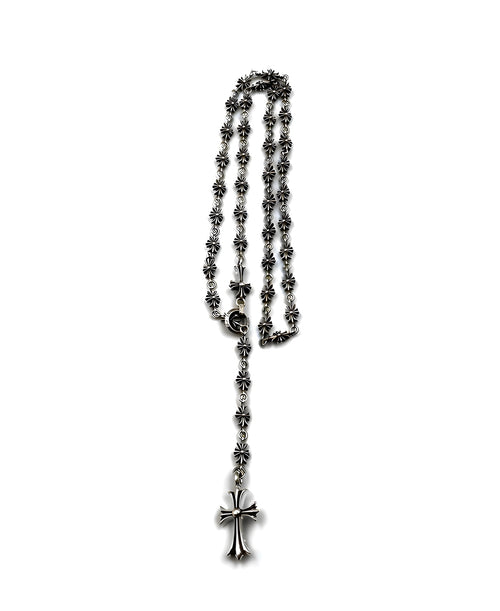 EXCALIBUR CROSS CHROME NECKLACE